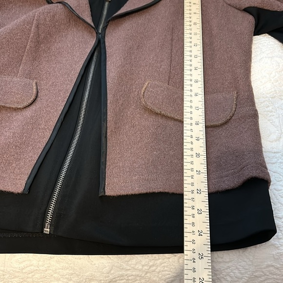 NWT Yest Wool blend dress jacket/blazer, rose tan and black, women’s size 12/XL. - Picture 6 of 8